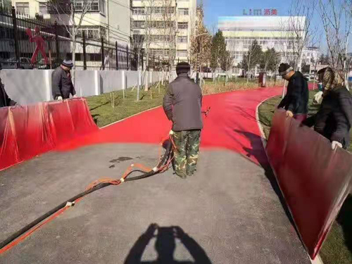 彩色路面修復